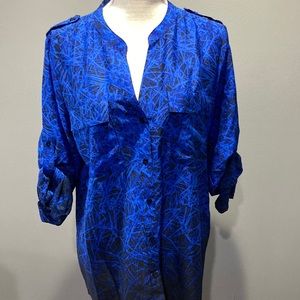 Calvin Klein - Button Blouse L